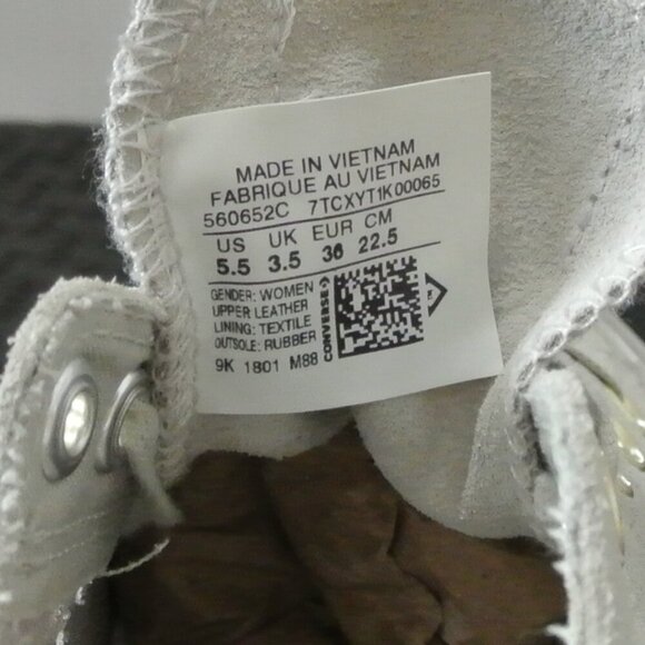 Converse Chuck Taylor® All Star® Lift Ripple Perforated Ox Sneakers - Picture 10 of 14